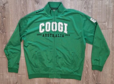 Chaqueta Coogi Australia Para Hombre 3XL Verde Cremallera Bordada Logo Ropa Deportiva De Colección Foto 1 de 4