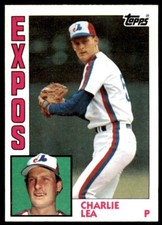 1984 Topps Cards Charlie Lea Montreal Expos #421