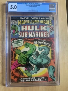 MARVEL SUPER-HEROES - INCREDIBLE HULK & SUBMARINER #46 - CGC 5.0! - Picture 1 of 4