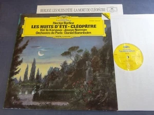 NM BERLIOZ - LES NUITS D'ETE / CLEOPATRA LP, Paris Orch', Barenboim, DG 2532 047 - Imagen 1 de 4