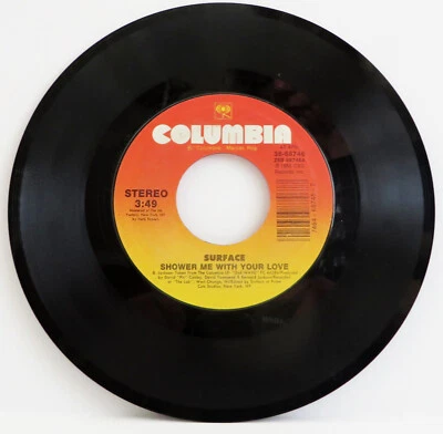 SURFACE - SHOWER ME WITH YOUR LOVE 45RPM VINYL RECORD COLUMBIA NEW MINT Foto 1 de 2