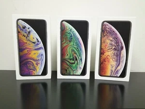 iPhone XS Xs Max Box Original Apple Retail Packaging with Manual Sim Tool Only - Picture 1 of 5