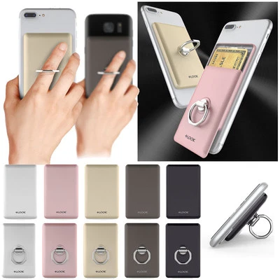 Card Ring and Holder for Smart Phone and Device /Finger Ring/ Samsung LG iPhone - Image 1 of 4