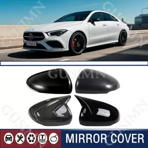 For 2020-2025 Benz C118 CLA250 / W177 2018-2025 A200 A35 AMG Mirror Cover Cap - Picture 1 of 12