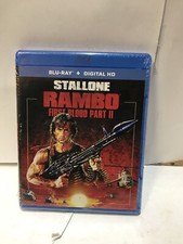  RAMBO FIRST BLOOD PART II Blu-Ray + No  Digital New Sealed‼️