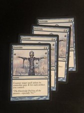 4 x Override(NM) - Mirrodin - MTG