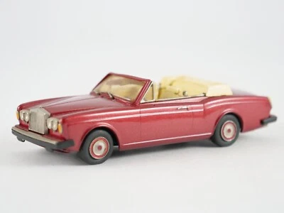 SMTS Rolls Royce Corniche 1/43 In Metallo Bianco - Immagine 1 di 4