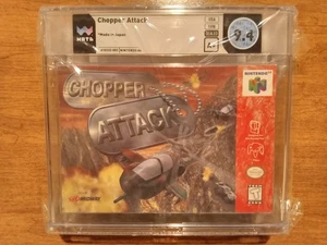 Brand New Sealed WATA Graded Nintendo 64 N64 Chopper Attack 🔥9.4🔥 A+ POP 1 - Picture 1 of 8