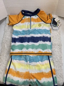 Boys Andy & Evan 2 Piece Swim Set Size 7 - Picture 1 of 7