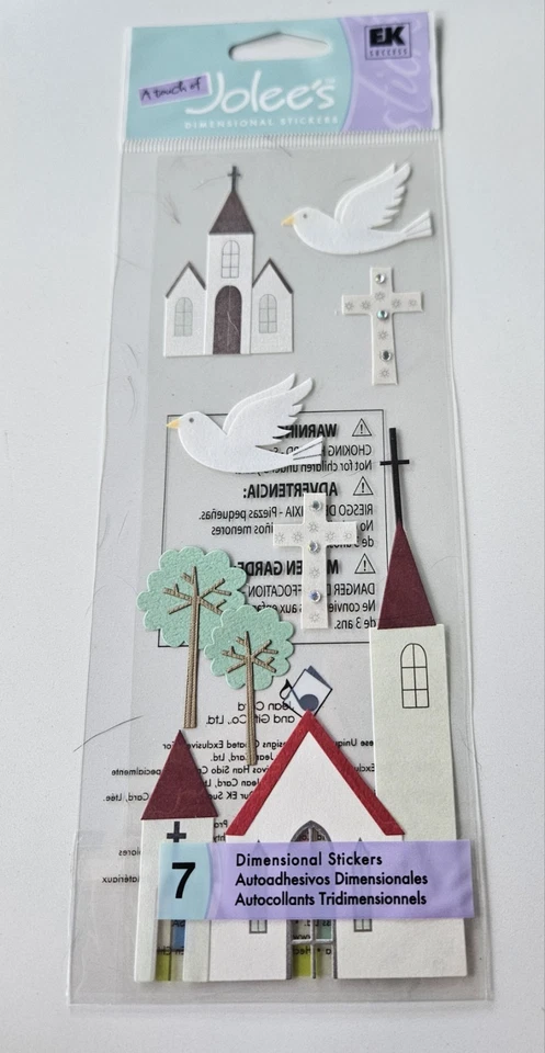 a Touch of Jolee's Dimensional Church Stickers SPJJ050