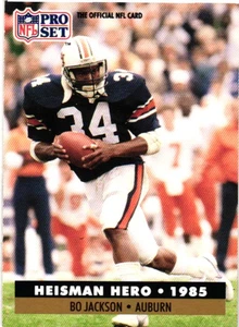 1991 Pro Set - Heisman Hero Bo Jackson #42 - Picture 1 of 2