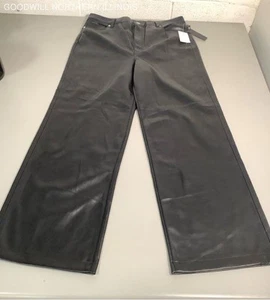 Women's NWT BlankNYC Wide Leg Faux Leather Pants Size 31 - Picture 1 of 5