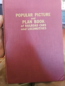 Popular Picture and Plan Book of Railroad Cars and Locomotives Lucas 1951 - Picture 1 of 4