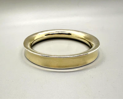 Brazalete Brazalete Simon Sebbag Designs SSD Suave Cóncavo Plata de Ley 925 Oro Foto 1 de 3