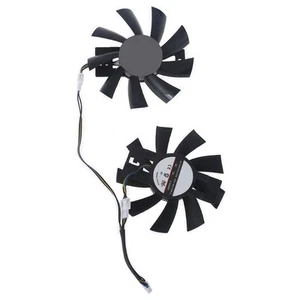 2PCS 87mm Dataland FDC10U12S9-C 4Pin 12V 0.45A VGA Fan Graphics Card Cooling Fan - Afbeelding 1 van 8