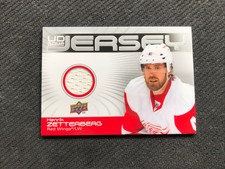 2010-11 UPPER DECK SERIES ONE HENRIK ZETTERBERG UD GAME JERSEY #GJ-HZ