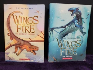 Wings of Fire Series #1 The Dragon Prohecy/#2 The Lost Heir by Tui T. Sutherland - Imagen 1 de 16