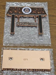 Camp David ~ Copper Mini Sign. LIMITED NUMBERED~ Random Number. - Picture 1 of 7