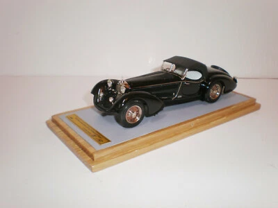 1/43 1930 Mercedes Benz SS Roadster Erdmann & Rossi closed Handmade by EMC  - Image 1 of 4