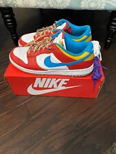 Size 11 - Nike Dunk Low x LeBron James x Fruity Pebbles Red NR!