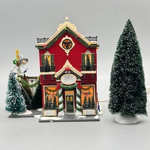 SILVER BELLS CHRISTMAS SHOP 55040 Dept 56 SNOW VILLAGE Lights-Up BOX Incomplete - Picture 1 of 23