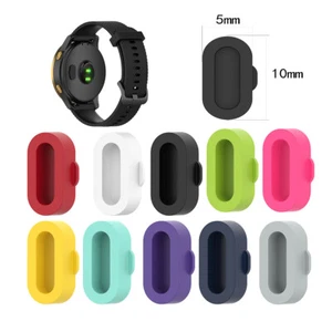 10Pcs Charging Port Dust Plug Protector For Garmin Fenix 7/7X/forerunner/Venu 2S - Foto 1 di 55