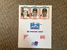 Rare Vintage 1995 All Time Syracuse Chiefs Photo Card Album