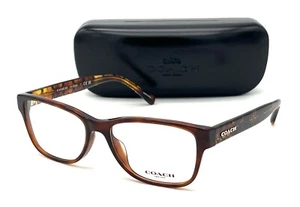 COACH HC6208 5741 Caramel Tortoise / Demo Lenses 54mm Eyeglasses - Picture 1 of 4
