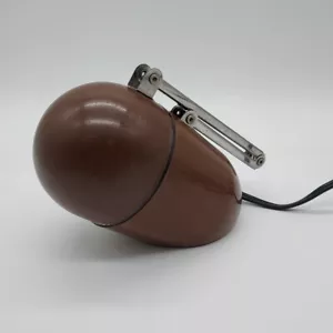 Vintage Windsor Model L 20 High Intensity 70"s Brown Folding Modern Pill Lamp - Picture 1 of 21