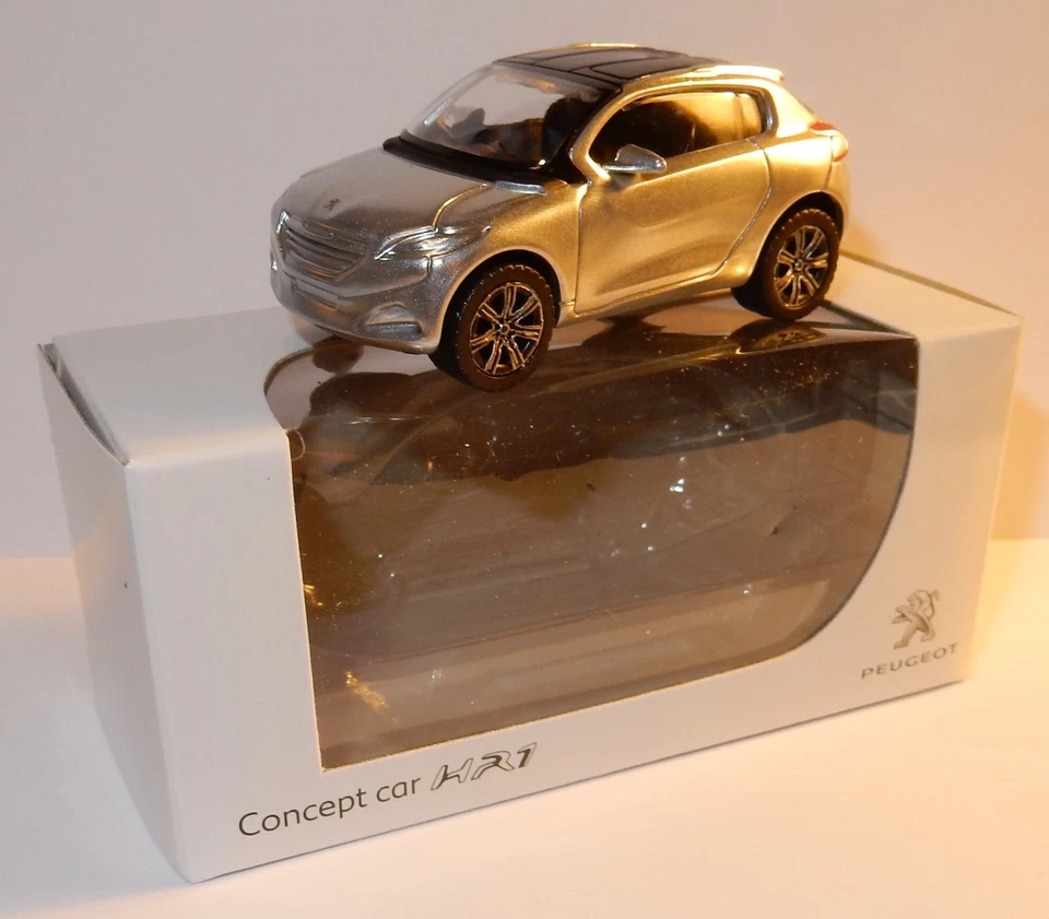 AG441 NOREV 3 INCH PEUGEOT HR1 CONCEPT CAR NEUF 314745 10LETR909 1/60 env