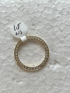 BEAD SET DIAMOND BEZEL FOR ROLEX 6516, 6517, 6519, 6916, 6917, 6919, 6927 14KW - Picture 1 of 4