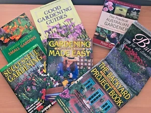 6 Gardening Books BULBS AUSTRALIAN Greig Macoboy Cundell PERGOLAS BBQ Paving Pot - Picture 1 of 11