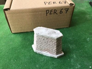 stone Type bridge support pier -n scale gauge-- 42 MM TALL - Painted (PER67) - Picture 1 of 8