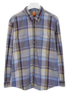 HUGO BOSS CalifoE_2 Shirt Men's 2XL Spread Collar Button Up Plaid - Picture 1 of 10