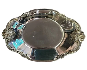 Countess International Silver Company Oval Silver Plate Trinket Dish 8.5" x 5.5" - Picture 1 of 11