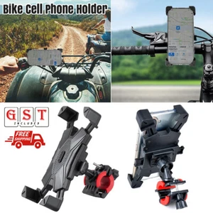 360 Rotation Mobile Phone Holder Handlebar Mount For Motorcycle Bicycle Bike AU - Picture 1 of 14