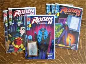 Robin II The Jokers Wild #1 y 2 DC Comics Octubre 1991 Cubierta Variante Holograma Lote 6 - Imagen 1 de 3