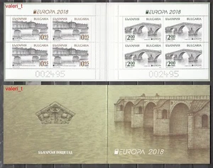 2018 Bulgaria Europa Bridges Booklet MNH ** - Picture 1 of 3