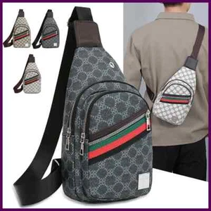 Bandolera informal de tela para hombre - Imagen 1 de 27