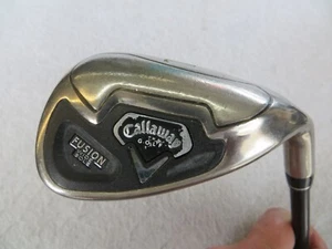 NICE WOMENS CALLAWAY FUSION WIDE SOLE 60* LOB WEDGE CALLAWAY LADY GRAPH 35" RH - Picture 1 of 7
