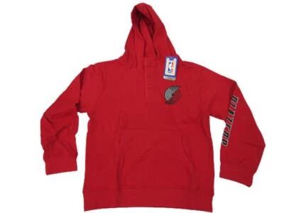 Nueva Camisa con Capucha Portland Trail Blazers Jóvenes Tallas S-M-L-XL Roja Ligera Foto 1 de 4