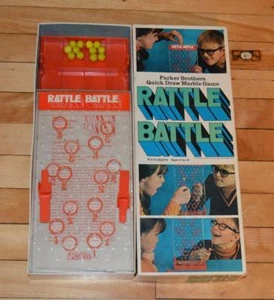 Vintage 1970 Rattle Battle Quick Draw Marble Game Parker Brothers, Nr.36 komplett - Bild 1 von 1