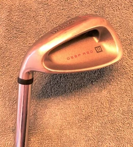 Wilson Deep Red PW Pitching Wedge | LH | 35.5" | Steel Fat Shaft | Excellent - Picture 1 of 9