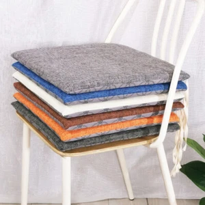 Square Chair Cushion Seat Pad with Tie Stool Dining Kitchen Patio Garden Office - Picture 1 of 20