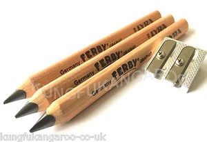 3 x LYRA FERBY STARTER TRIANGULAR JUMBO PENCILS WRITING SCHOOL KIDS LEARNING - Picture 1 of 4