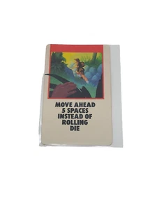 Fireball Island 1986 Milton Bradley Brettspiel ERSATZKARTE "MOVE AHEAD 5" - Bild 1 von 4