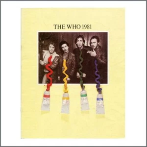 The Who 1981 Tour Concert Programme And Ticket Stub (UK) - Picture 1 of 2