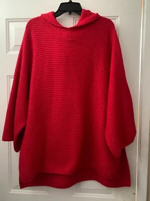 Sudadera con capucha Old Navy para mujer Plus manga larga roja talla XXL NUEVA Foto 1 de 4