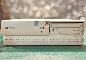 GATEWAY NLX Mini Destop Model E-1200-366C, Intel Pentium Celeron 366 MHz, NO HDD - Picture 1 of 17