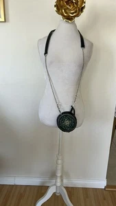 Handmade Round Bag Armenian Letter Alphabet Crossbody - Picture 1 of 6